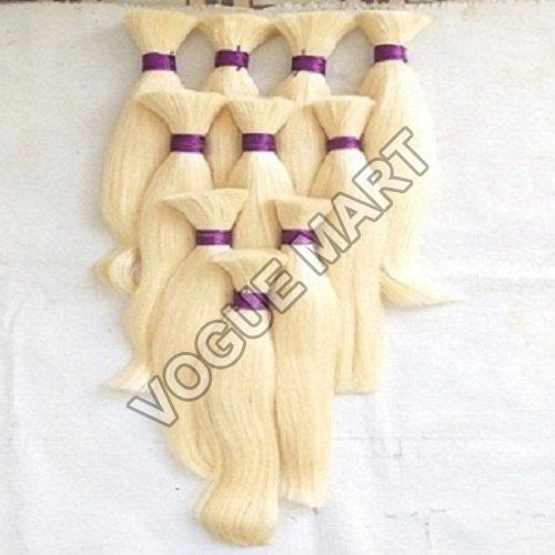 Vg Brownish 100-150gm Processed Blonde Straight Hair, For Parlour, Personal, Gender : Female