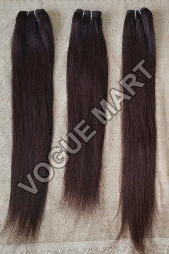VG Black 100-150gm Processed Silky Straight Hair, for Parlour, Personal, Length : 8-32 Inch