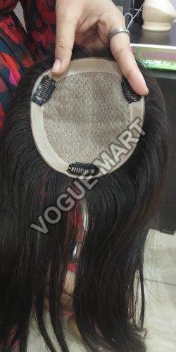 IRHE Raw Hair Topper, for Personal, Color : Black