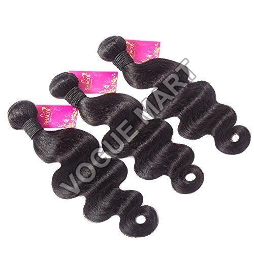 IRHE Black 100-150gm Steam Remy Wavy Hair, for Parlour, Personal, Length : 10-20Inch