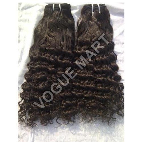 IRHE Black 100-150gm Steam Soft Curly Hair, for Parlour, Personal, Length : 8-32 Inch