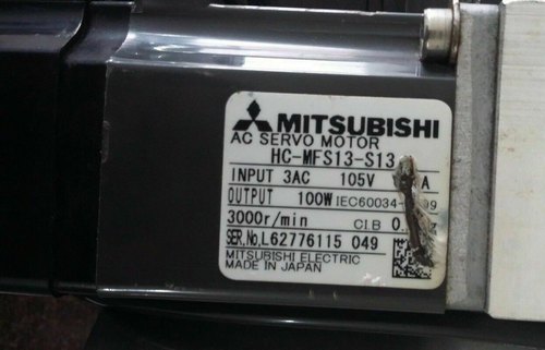MITSUBISHI AC Servo Motor, Voltage : 105V