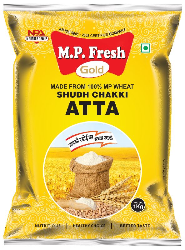 MP Fresh Sudh Chakki Atta 1KG, Feature : Quality Whole Wheat Flour