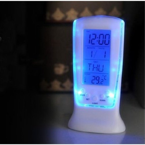 Digital Alarm Temperature Calender Table Clock