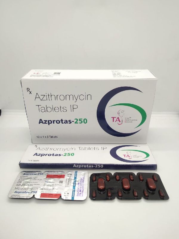 AZITHROMYCIN 250 MG TABLETS, for Clinic, Hospital