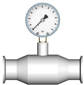 Comtech Water Pressure Gauge, Dial Size : 2 inch / 50 mm