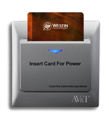 Hotel key card power hot sale switch