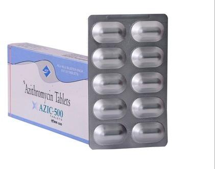 AZIC 500 azithromycin tablet, Packaging Type : Alu-Alu