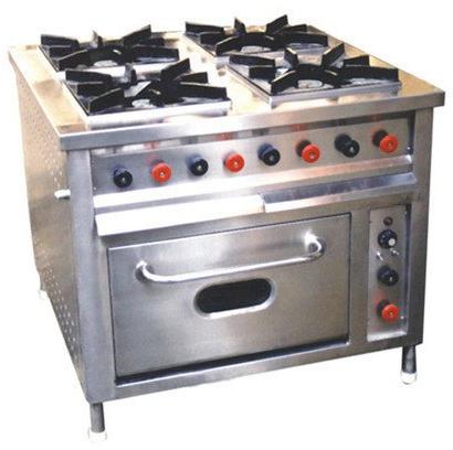 BTC Stainless Steel Four Burner With Oven