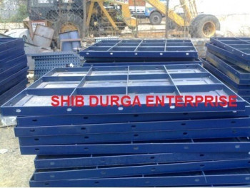 Shib Durga Rectangle Mild Steel Scaffolding Centering Plates, for Construction Use, Technics : Machine Made