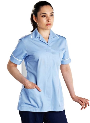 Blue Cotton Hospital Nursing Dress in Bangalore at best price by