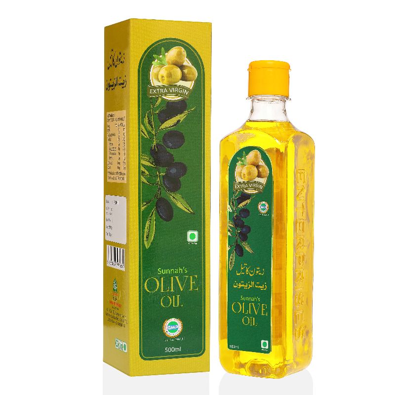 Extra virgin olive oil - 500ml, for Cooking, Packaging Type : Plastic Bottle
