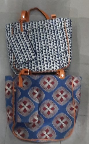 Cotton Ladies Designer Handbag, Pattern : Printed