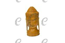 Handecor Hardwood Wooden Buddha Head, Color : Brown