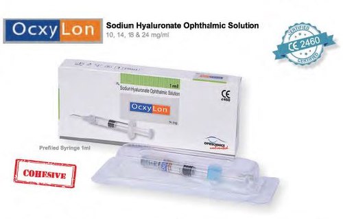 Ocxylon 30 Sodium Hyaluronate Ophthalmic Solution, Packaging Type : prefilled syringe