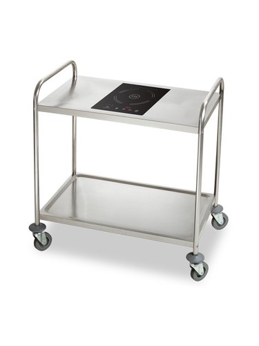 Stainless Steel Butler Induction Mobile Trolley