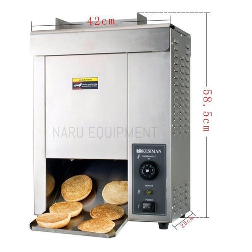 BUTLER Polished 25 Kgs Steel Vertical Bun Toaster, Certification : ISI Certified