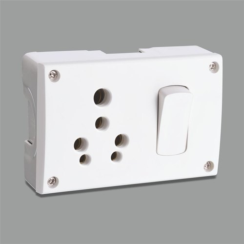 Rectengular Switch Socket Combined with Box