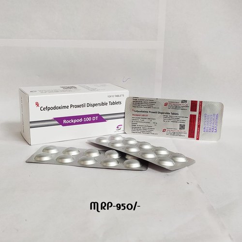 Rockpod-DT Cefpodoxime Proxetil Dispersible Tablet, for Hospital, Packaging Type : Box, Strips