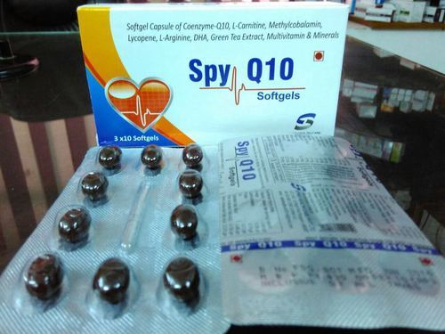 Spy-Q Softgel Capsules, for Hospital, Packaging Type : Box, Strips