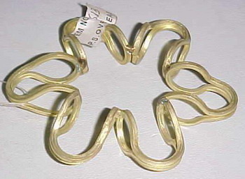 Brass Napkin Rings, Shape : Flower