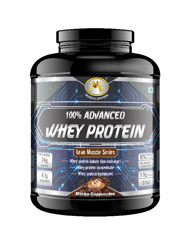 2.27 Kg Muscle Epitome Mocha Cappuccino Advanced Whey Protein