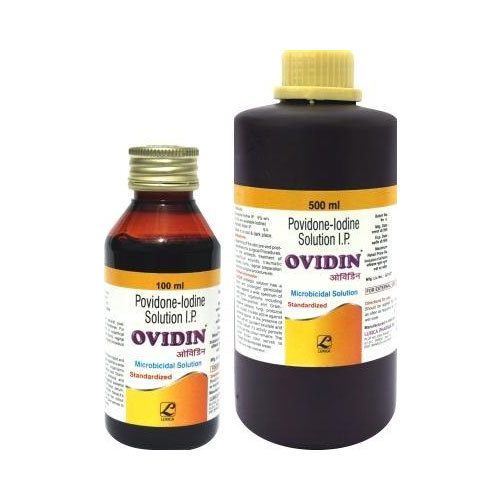 Ovidin Povidone Iodine Solution, Composition : 5%