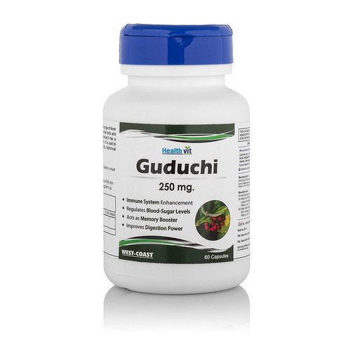 Healthvit Guduchi Capsules, Packaging Type : Bottle