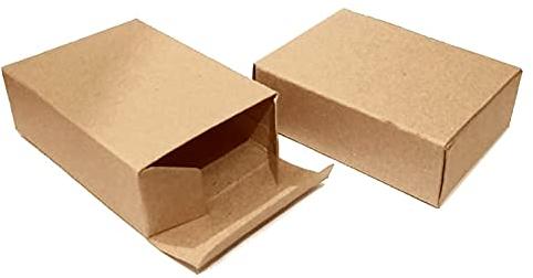 Plain Kraft Soap Boxes, Color : Brown