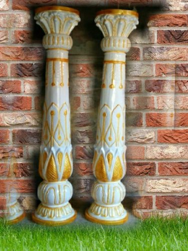 JKE Color Coated Fiber Wedding Pillars, Size : Standard