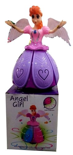 Plastic Angel Girl Dancing Doll, Color : Multicolor