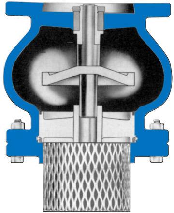 Specified Stainless Steel Foot Valves, Valve Size : standard