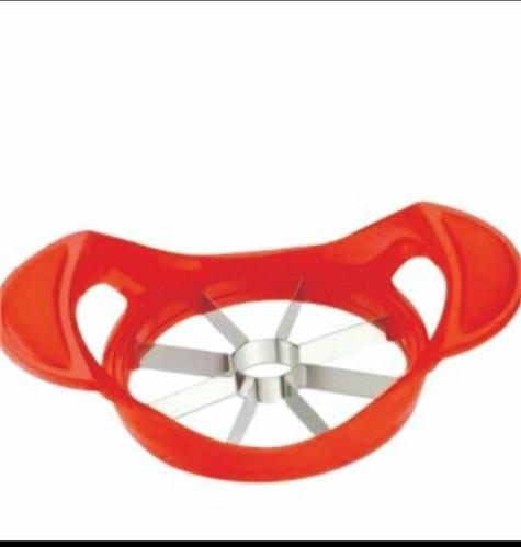 COMMON Plastic Apple Cutter, Color : Red