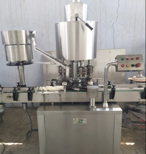 Automatic Four Head Capping Machine, Voltage : 220V