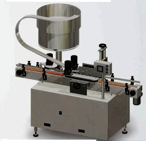 Electric Measuring Cup Placement Machine, Capacity : 150 Bottles per minute