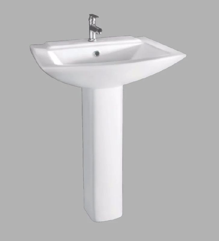 Alpha 4008 Pedestal Wash Basin, for Hotel, Office, Restaurant, Size : Multisize
