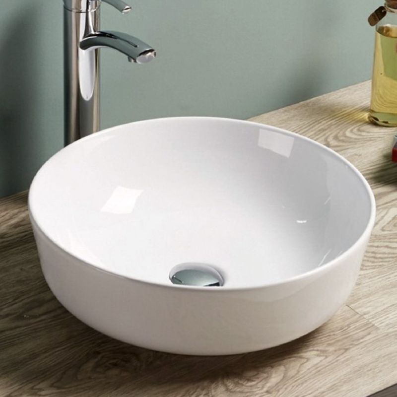 Round Apple 6011 Table Top Wash Basin, for Home, Hotel, Size : Multisize
