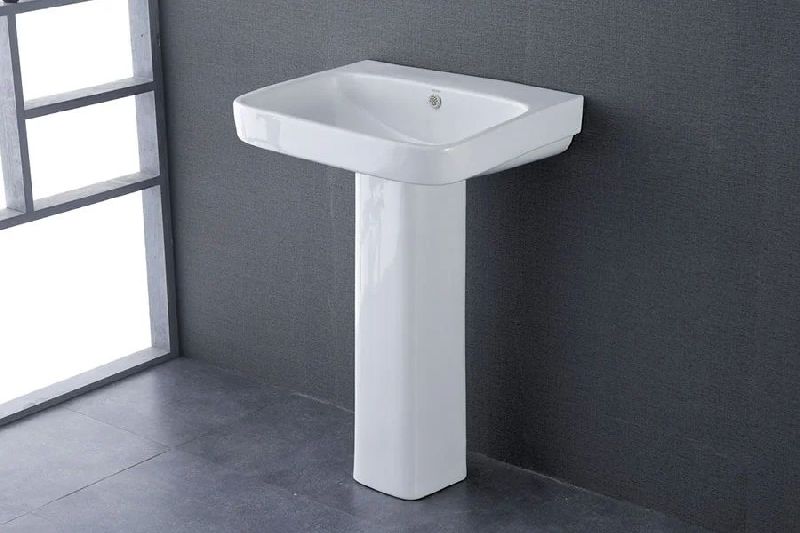 Cleo 4001 Pedestal Wash Basin, Size : Standard