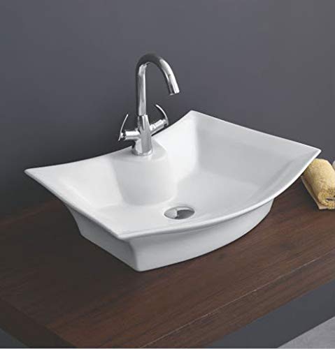 Square Pie 5002 Table Top Wash Basin, for Home, Office, Style : Modern