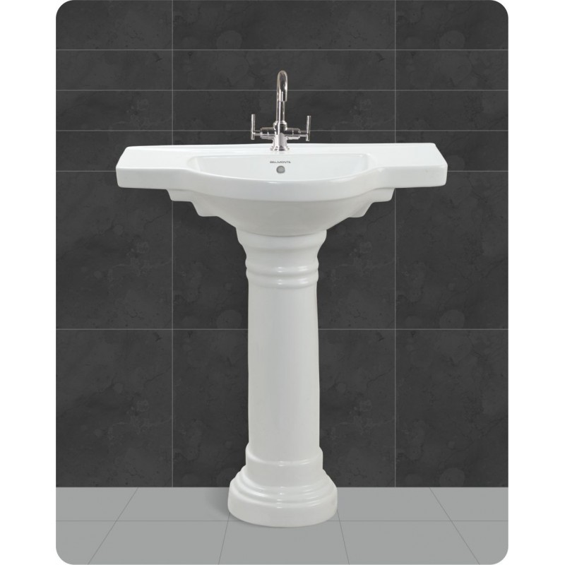 Polite 4004 Pedestal Wash Basin, Size : Standard