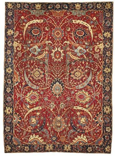 Hand Knotted Antique Rug