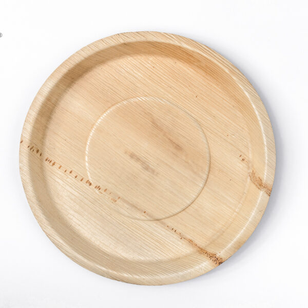 12 Inch Areca Leaf Plate, for Serving Food, Feature : Eco Friendly, Durable