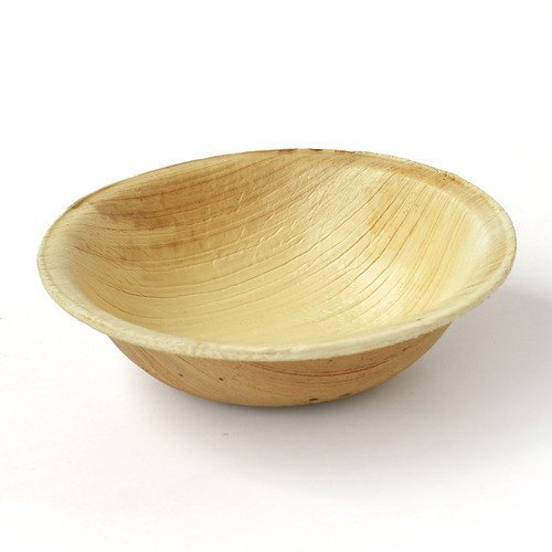 5 Inch Areca Leaf Bowl, Feature : Disposable, Eco Friendly, Light Weight