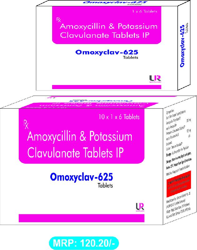 OMOXYCLAV-625 TAB&DS