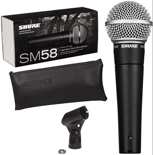 Shure Metal Dynamic Microphone, Style : Modern