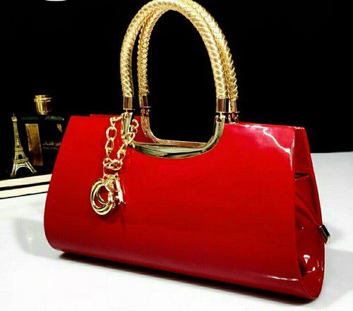 Leather Plain Ladies Party Handbag, Specialities : Fashionable, High Quality, Shiny Look