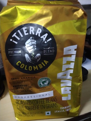 Lavazza Colombia Coffee Beans, Packaging Type : Packet