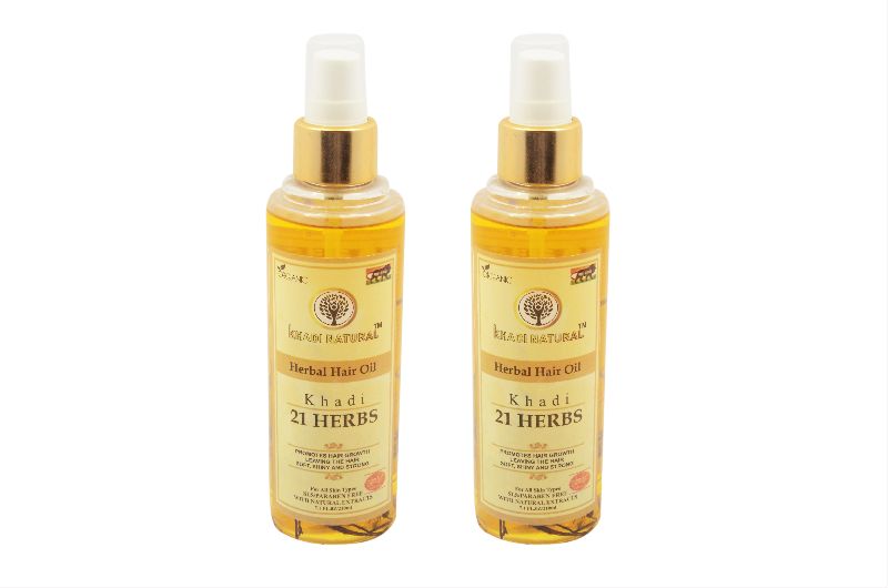 Khadi Natural 21 Herbs Hair oil, Certification : ISO 9001:2008