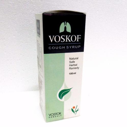 Vostok Herbals Cough Relief Syrup, Bottle Size : 100 ml
