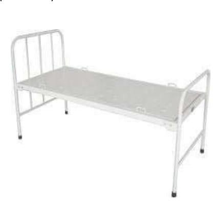 Steel Polished Metal General Bed, for Hospitals, Style : Modern